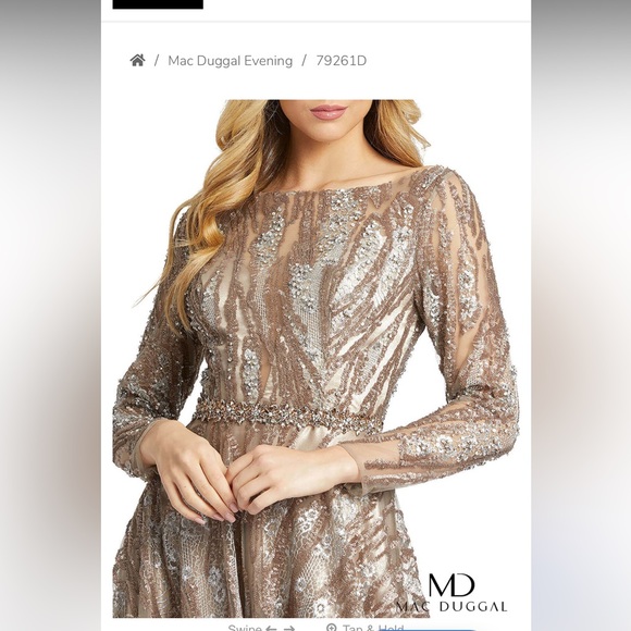 Mac Duggal Gown. Worn once. Beautiful dress - Picture 2 of 5